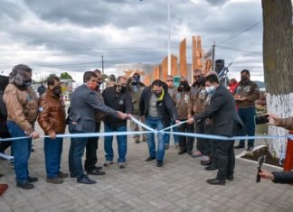 Quedó inaugurada la “Plazoleta Malvinas” en Tolhuin