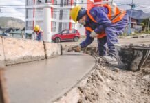 Comenzó el hormigonado en la calle Formosa