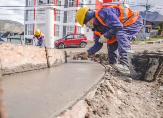 Comenzó el hormigonado en la calle Formosa