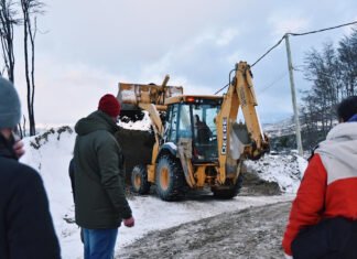 La Municipalidad de Ushuaia avanza con el Operativo Invierno en el Macizo KyD