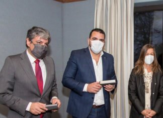 Vuoto se reunió con la ministro Frederic