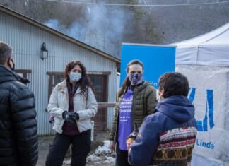 La Municipalidad de Ushuaia y organismos nacionales atendieron a los vecinos de Andorra