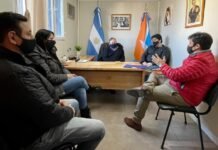 Harrington y Jodurcha mantuvieron una mesa de diálogo con los concejales Dávila y Muñoz