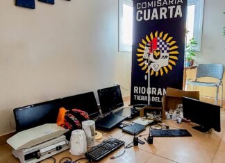 Río Grande: La policía recuperó elementos robados del CAPS 3