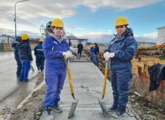 Obra pública con perspectiva de género en Tolhuin