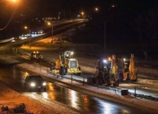 Tolhuin: Operativo junto a Vialidad Nacional