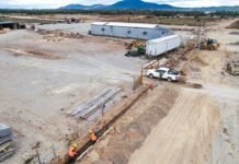 Avanza la obra del parque industrial en Tolhuin