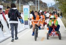 Inauguración de la bicisenda pensar Malvinas: “es una obra emblemática”, afirmó Borgna