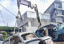 La secretaría de medio ambiente retiró doce chatarras abandonados de la vía pública