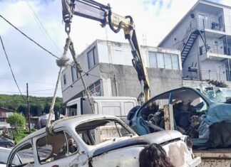 La secretaría de medio ambiente retiró doce chatarras abandonados de la vía pública