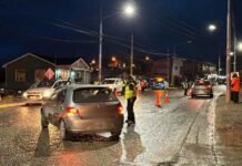 150 vehículos controlados y 17 incautados en operativos de tránsito durante la madrugada de navidad