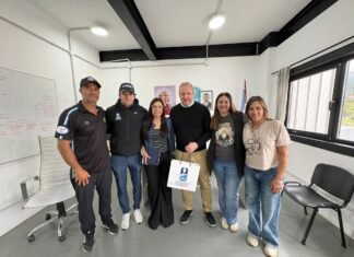 Ushuaia recibió a autoridades nacionales e internacionales de hockey sobre hielo