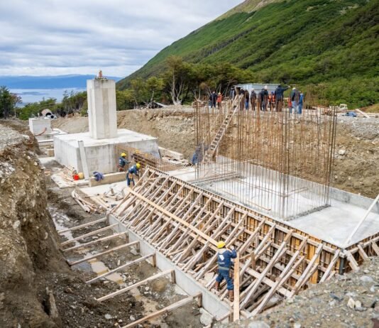 Comenzó el montaje del nuevo medio de elevación del Cerro Martial
