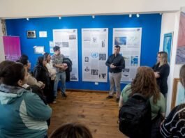 Bibliotecarios participaron de una jornada de visita en el espacio pensar Malvinas