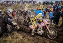 Este fin de semana se vive la Vuelta a la Tierra del Fuego en el parque de asistencia en Tolhuin