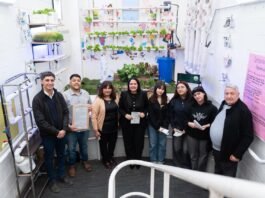 La concejal Arce declaró de interés el proyecto de hidroponia del Colegio Haspen