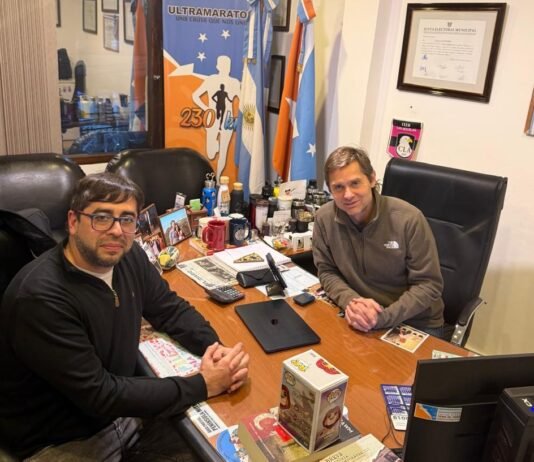 Federico Sciurano recibió al concejal Fernando Oyarzun