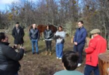 Dos Santos y productores recibieron al ministro De Vita y recorrieron sectores productivos de Tolhuin
