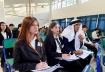 Juventudes de Tolhuin acompañó a estudiantes del Trejo Noel en su participación en Modelo ONU
